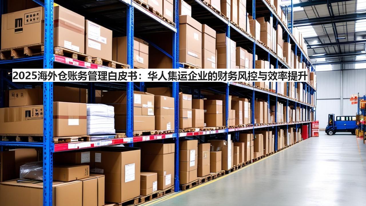 2025海外倉賬務(wù)管理白皮書：華人集運(yùn)企業(yè)的財(cái)務(wù)風(fēng)控與效率提升