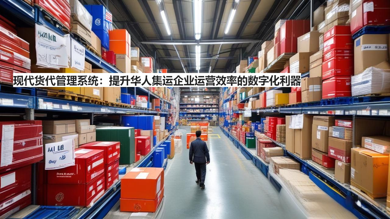 現(xiàn)代貨代管理系統(tǒng)：提升華人集運(yùn)企業(yè)運(yùn)營(yíng)效率的數(shù)字化利器